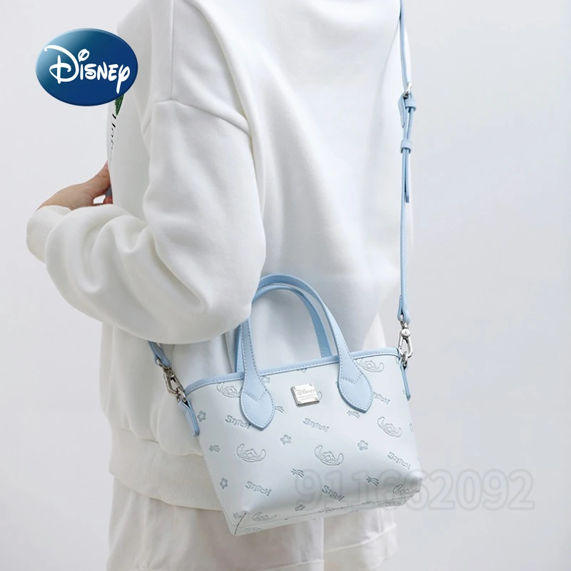 Disney Stitch New Mini Handbag Luxury Brand Original Fashion Women's Shoulder Crossbody Bag Cartoon Cute Casual Mini Women's Bag