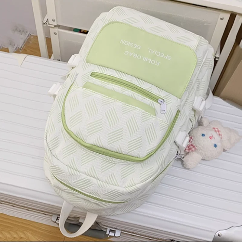 Британский рюкзак большой вместимости, скандинавский минималистичный модный стиль, персонализированный креативный полосатый легкий дорожный рюкзак на молнии