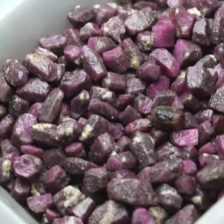 Wholesale High Quality Purple Ruby Reiki Healing Sapphire Raw Gemstone Specimen