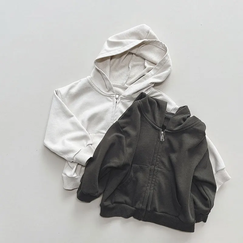 Children Jackets Spring Autumn Coats for Kids Zipper Boys Hoody Outerwear Casual Baby Windbreaker School Outfits Clothing