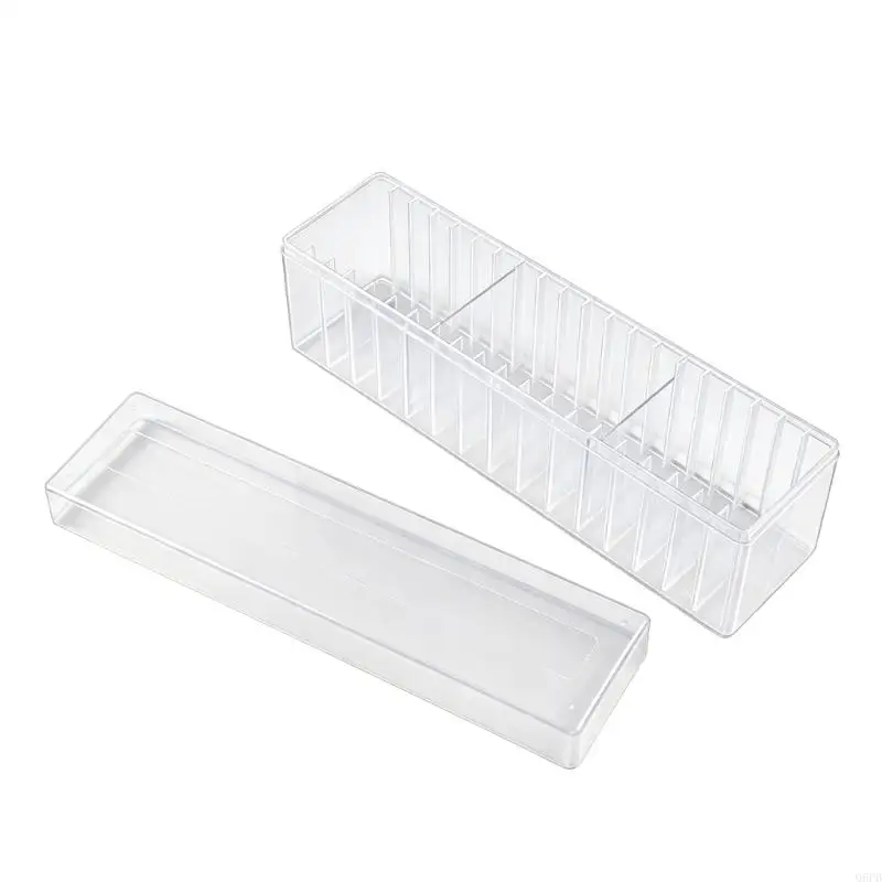   Desktop Trading Card Storage Box with Lid for Organized Collector Use