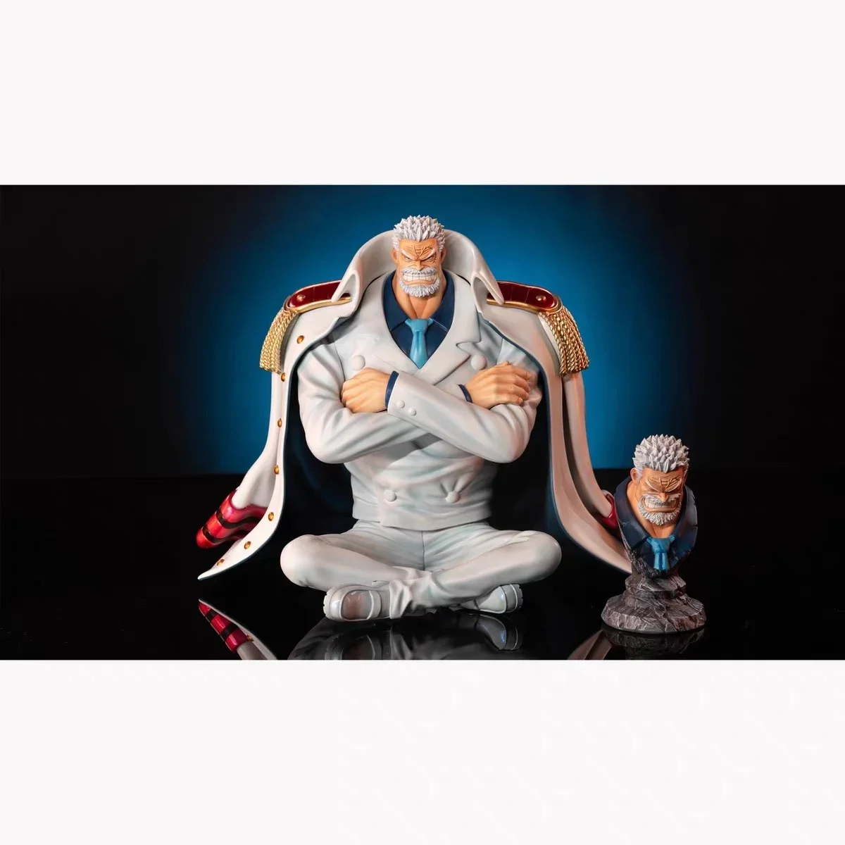 One Piece Japanese Anime Figure Anan Sitting D.Kapu 21cm Pvc Double Head Sculpture Collection Edition Handmade Model Toys Gifts