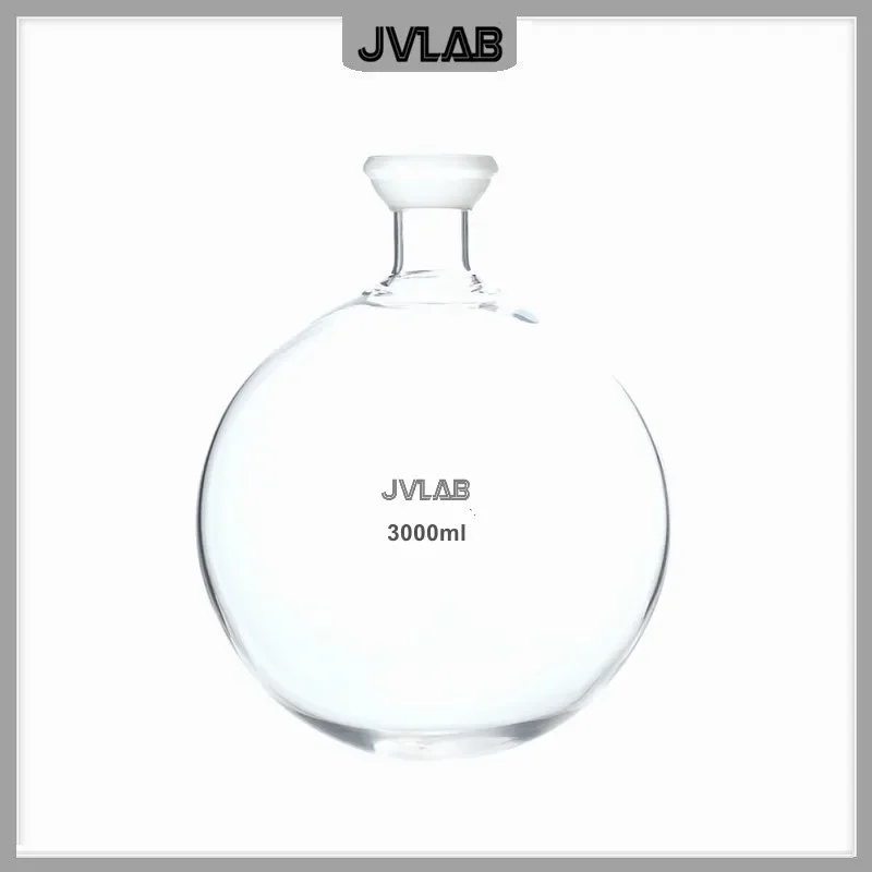 Receiving Flask Recplacemnt IKA Rotary Evaporator Accessories Lab Glassware Round Bottom Flask 3000mL Spherical Mouth 35mm 1 EA