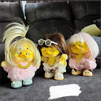 Parrucca per bambola BJD SD Fibra ad alta temperatura Capelli per bambola durevoli per anatra sconvolta per /3 1/4 1/6 Capelli per bambola Parrucca Bjd Decorazione fai da te