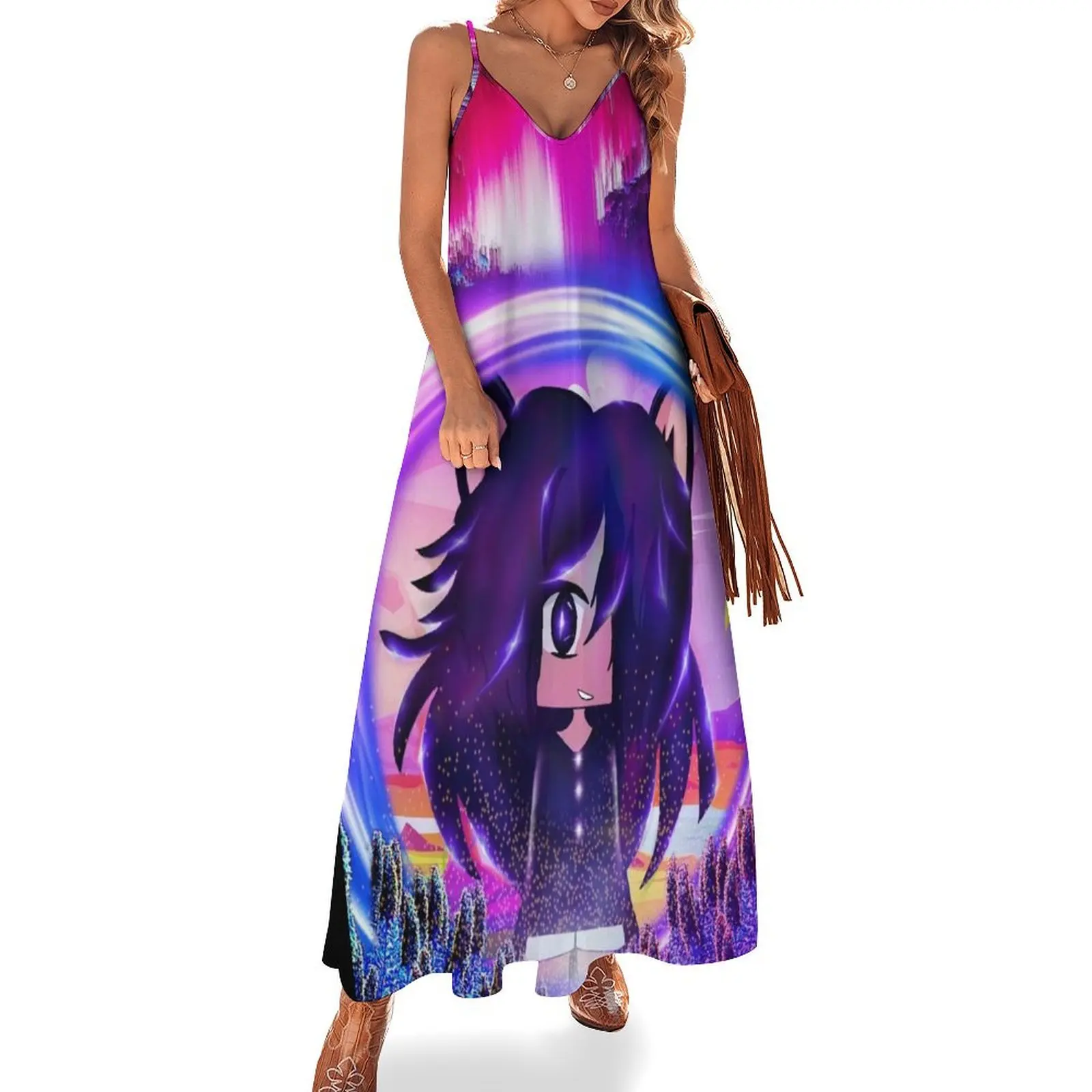 

Gacha portal to the real life Sleeveless Dress fairy dress women's fashion dresses Dress
