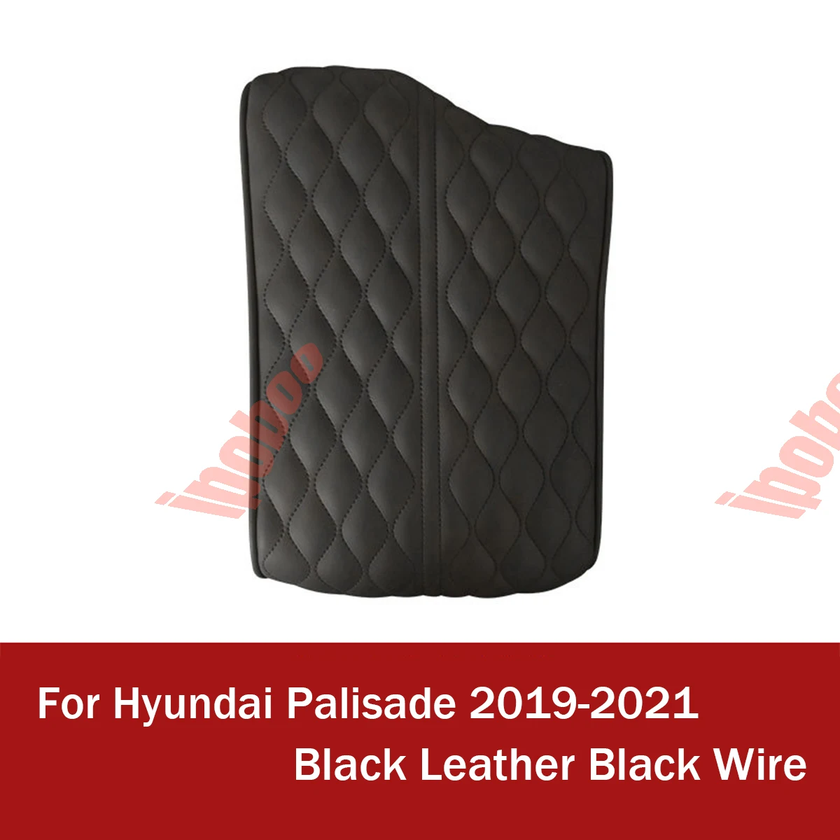 PU Leather Armrest Cushion Pad Glove Box Protector Cover For Hyundai Palisade 2019-2023