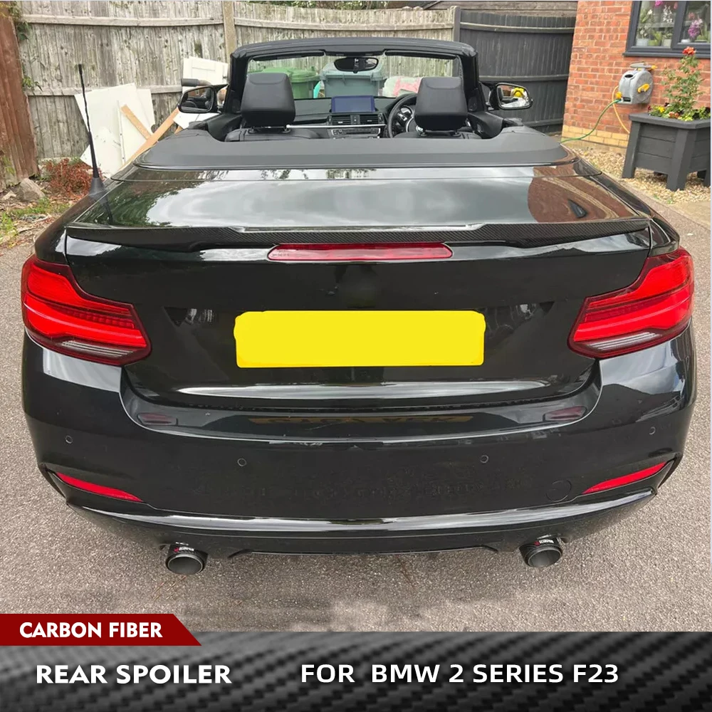 

Real Carbon Fiber Car Rear Trunk Racing Spoiler Boot Lip Wing for BMW 2 Series F23 220i Convertible Car Rear Spoiler Lip