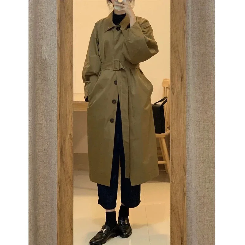 

2024 Women's Clothing Mid-Length Casual Trench Coat No.16