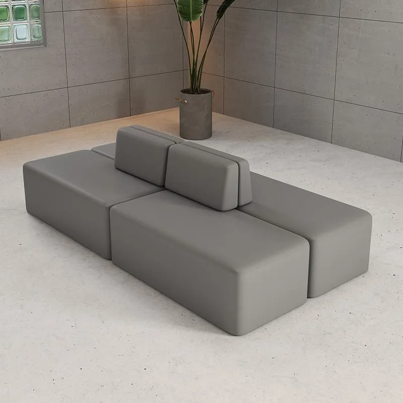 Custom.4S Irregular Double-Sided Backrest Versatile Training Institution Mall Waiting Rest Area Office Reception Sofa