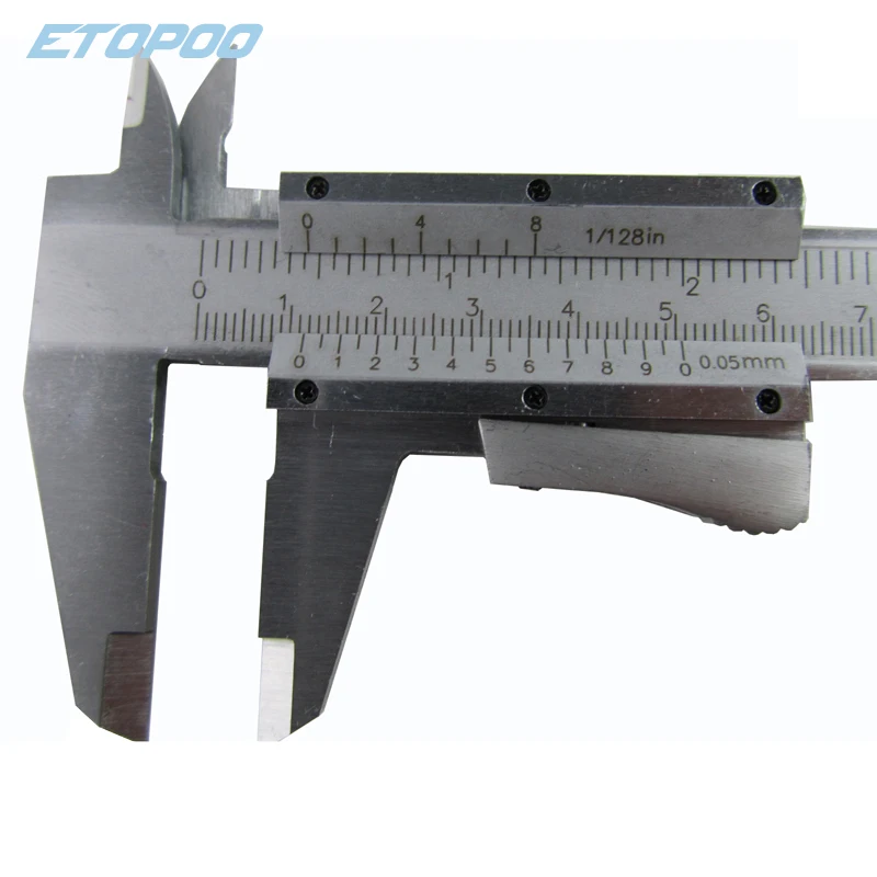 Self lock Metal Caliper Industrial Steel Vernier Caliper gauge Micrometer slider Ruler Measuring Tool Instrument 0-150mm 6inch