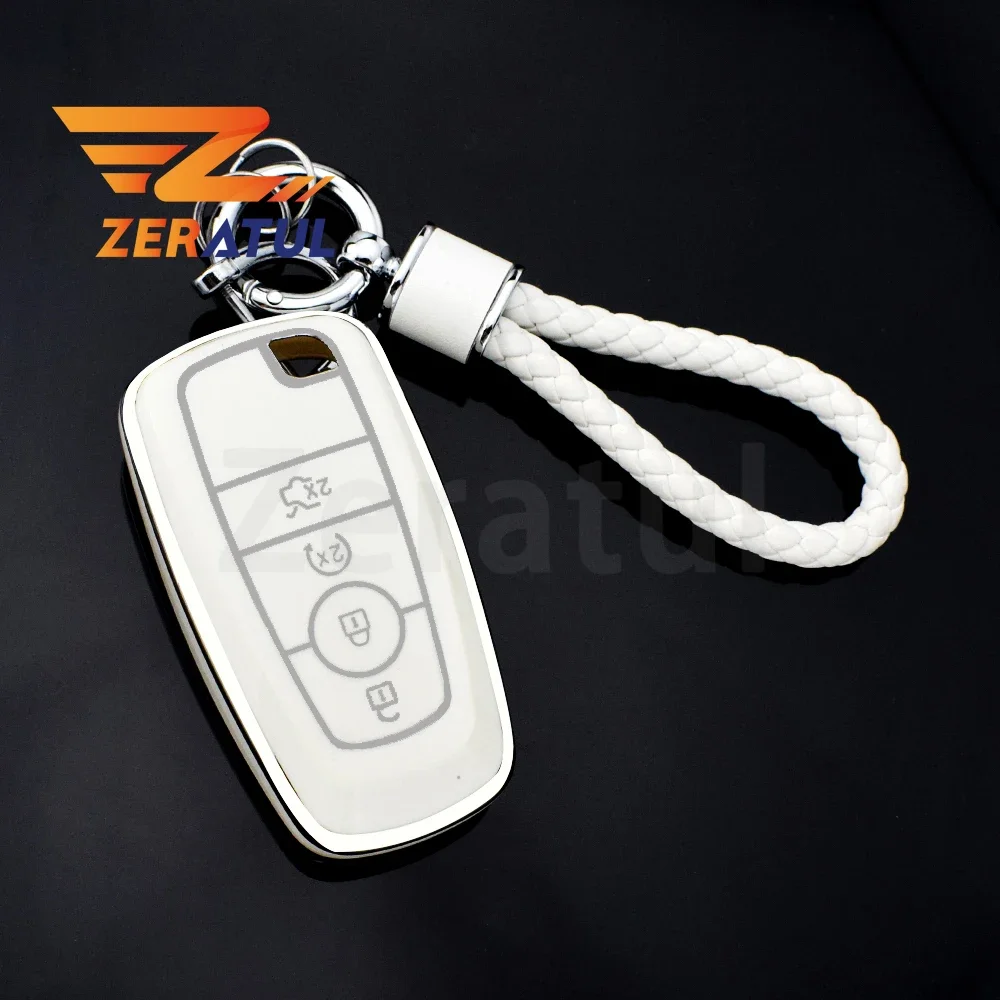 3/4/5 Buttons Car Remote Key Case Cover For Ford Fusion Edge Mustang Explorer F150 F250 F350 Ecosport Shell Fob Accessories