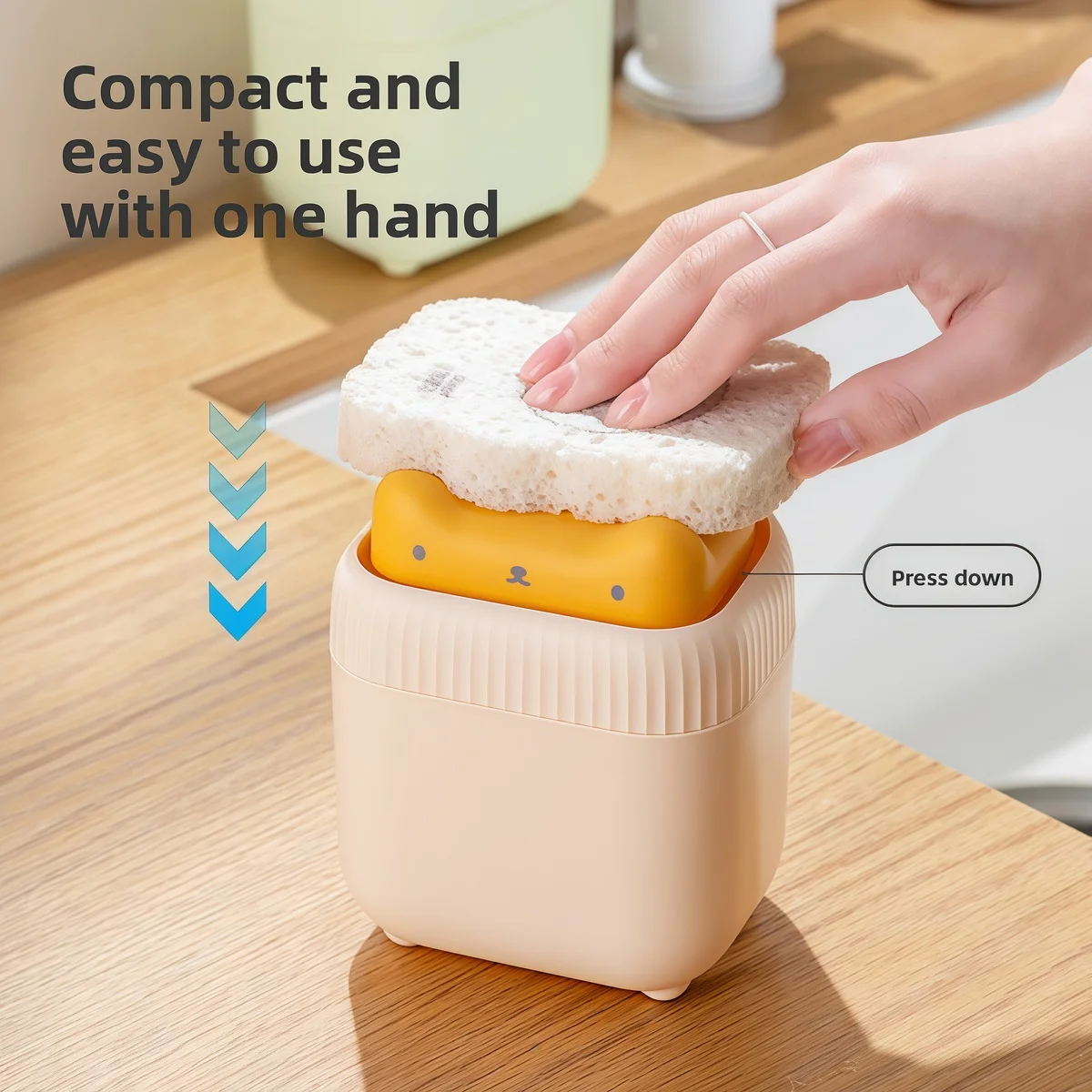 Kitchen Soap Dispenser Cute Kitten Shape Press Liquid Hand Soap Jar Dishwashing Soap Pump Dispenser Countertop Soap Dispenser