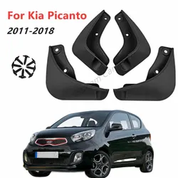4pcs Mudguards Mud Flaps for Kia Picanto 2011 2012 2013 2014 2015 2016 2017 2018 Car Mudflaps Splash Guards