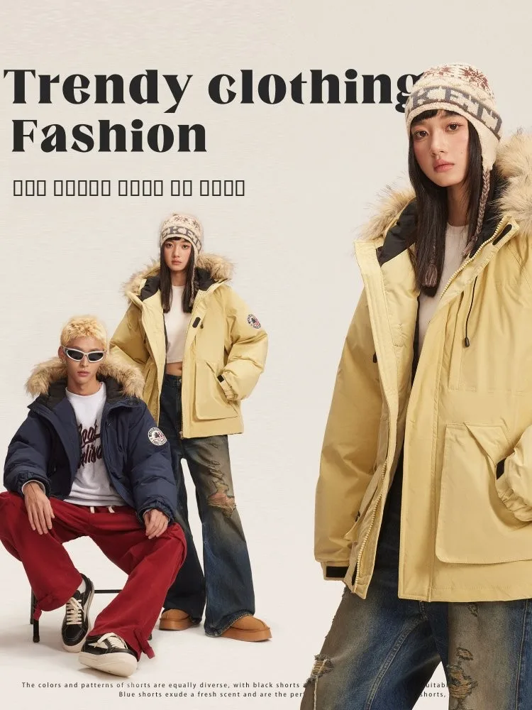 

Утепленная мужская рабочая куртка из хлопка, зимняя теплая парка в американском ретро-стиле, верхняя одежда для пар