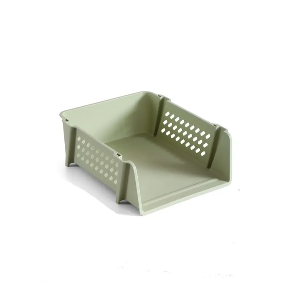 Desktop Organizer Stackable File Rack Multifunctional File Organizer A4 File Storage Tray INS Style Plastic Papers Rack