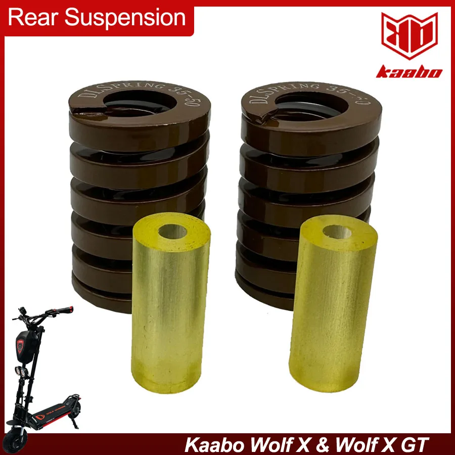 Wolf X Rear Suspension Shock Absorber Spring Rubber PU Bar for Kaabo Wolf Warrior X PRO GT 10inch Electric Scooter Original Part