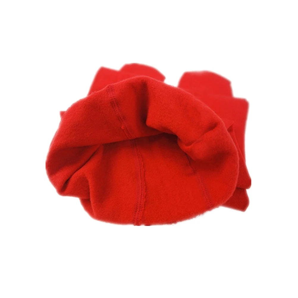 

Girls Winter Warm Lined Tights Trousers Kids Elastic Thick Leggings Ninth Pants for 8-12 Years Old (Red)