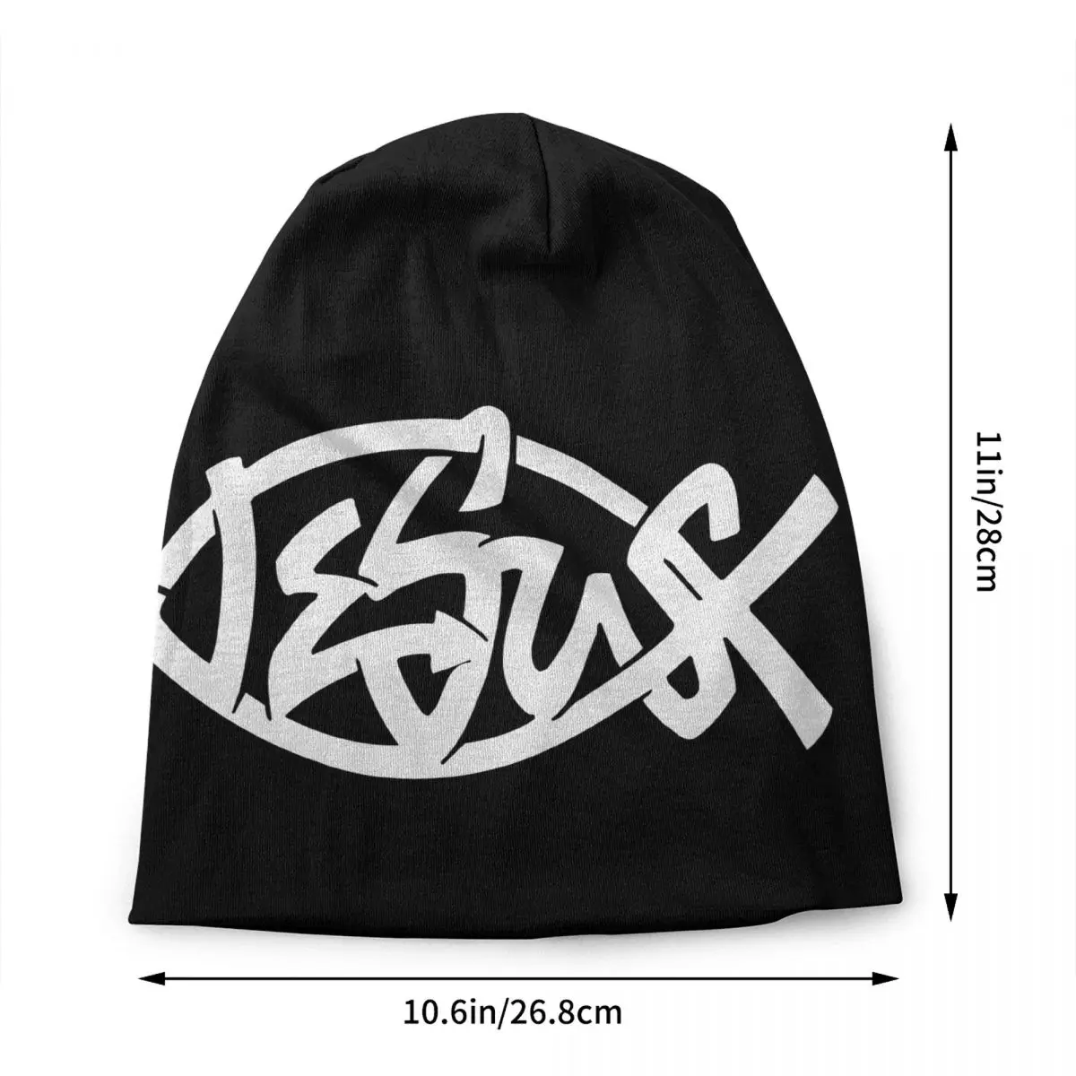 Catholic Jesus Skullies Beanies Caps Men Women Unisex Street Winter Warm Knitted Hat Adult Christian Faith Bonnet Hats