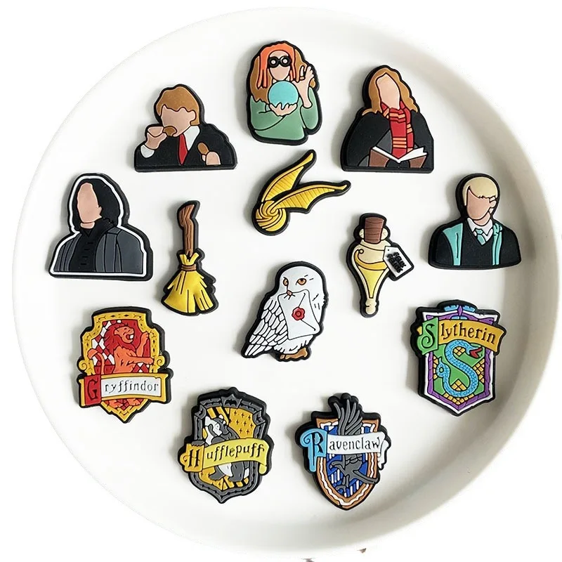 17-45 Stück Cartoon-Schuh-Charms, Accessoires, Harry Potter Schuhdekoration, Clog-Sandalen-Schnalle, DIY, Freunde, Partygeschenke – Detail 6