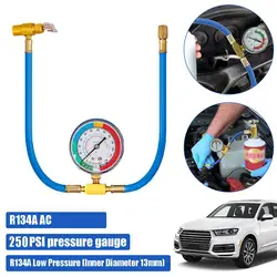 1pc R134A Refrigerator Freon Recharge Hose Kit R134A Charging Conditioner Gauge Refrigerant Tool Hose AC Injection Air R4X8