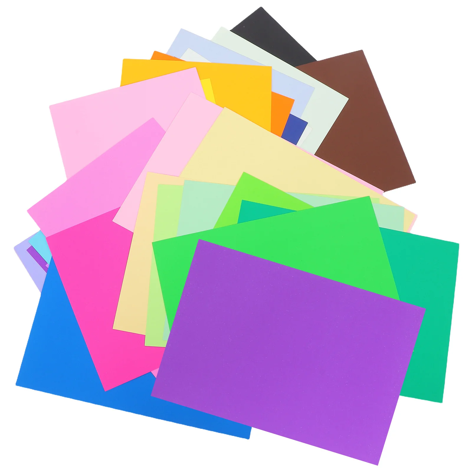 60 قطعة من ورق الحرف اليدوية الملون متعدد الاستخدامات للمدارس والمنازل والاستوديوهات وتغذية الاهتمام ومشاريع الحرف اليدوية الفنية