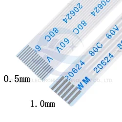10Pcs FPC/FFC Ribbon Flexible Flat Cable 0.5MM Pitch 4 5 6 8 10 12 14 16 18 20 22 24 26 30 32 34 36 38 40 45 50 54 60 Pin