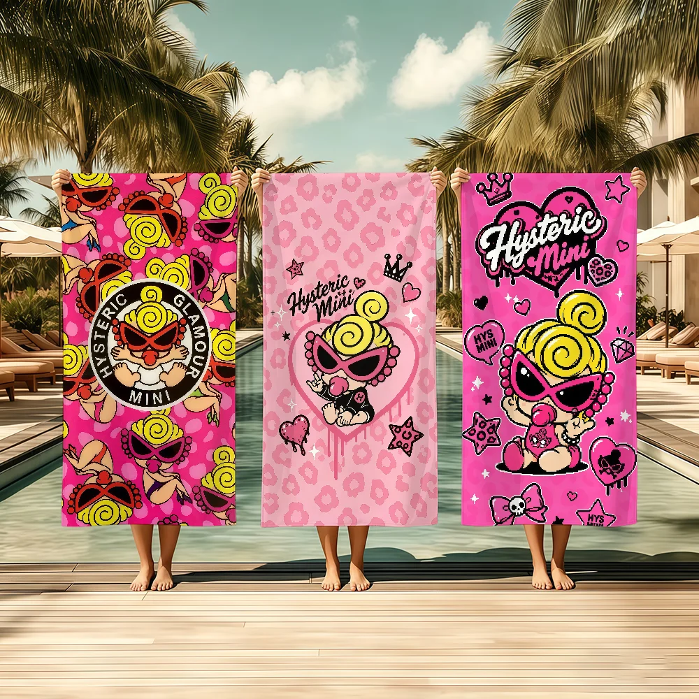 Fashion H-Hysteric Brand M-Mini-S Towel Textile Bathrobe Beach Quick-Drying Lightweight Portable Camping Swim Pool Travel