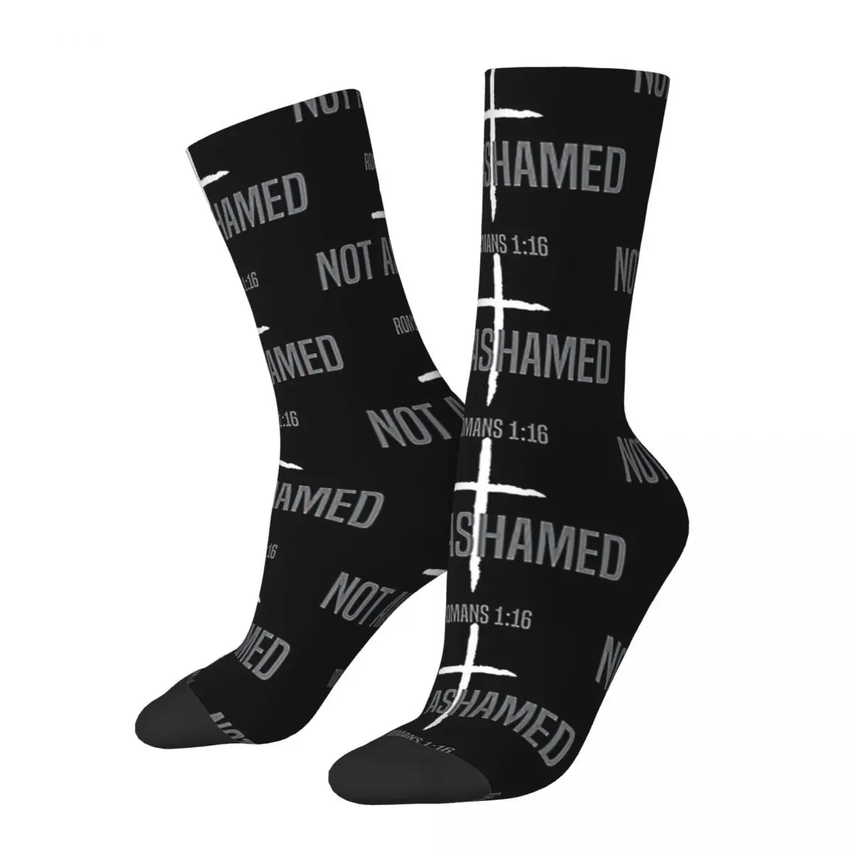 I Am Not Ashamed Of The Gospel Socks Harajuku High Quality Stockings All Season Long Socks Accessories Unisex Birthday Present