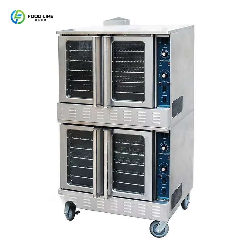Customized High-efficiency commercial convection oven, 2 layers 10 trays, baking equipment for sale