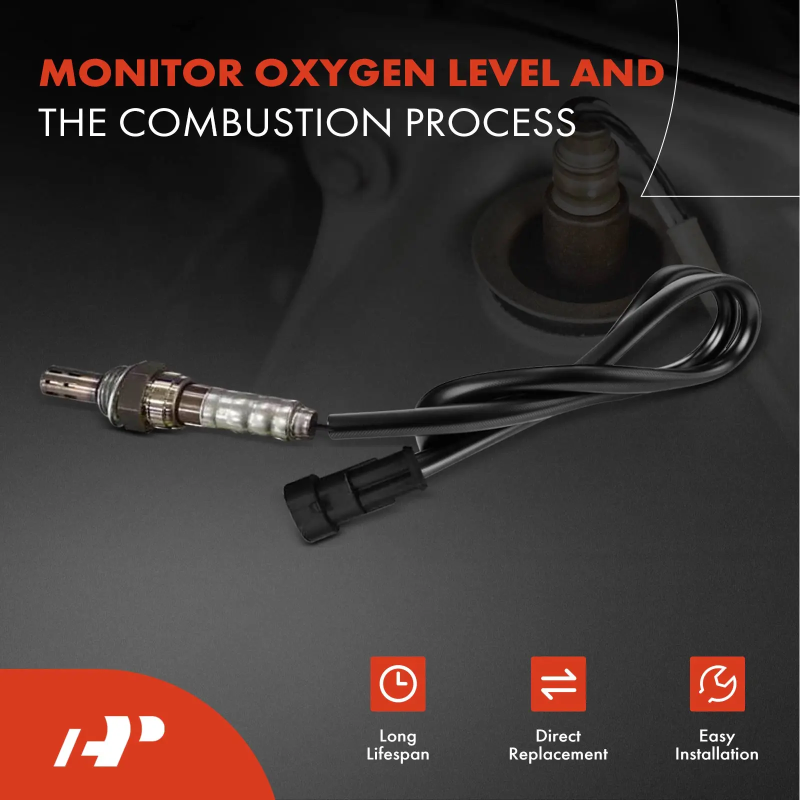 A-Premium O2 Oxygen Sensor with 2-Blades for Harley-Davidson VRSCAW V-Rod 2007 2008 2009 2010