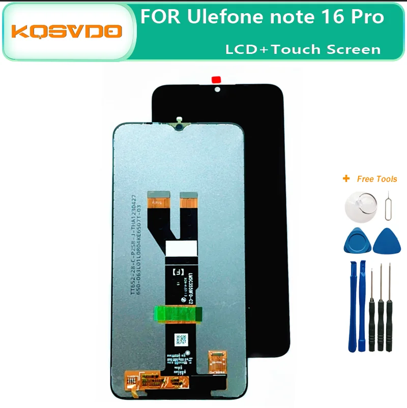 New Original LCD Display For Ulefone Note 16 Pro LCD Touch Screen Full Display Screen Display Assembly Replacement