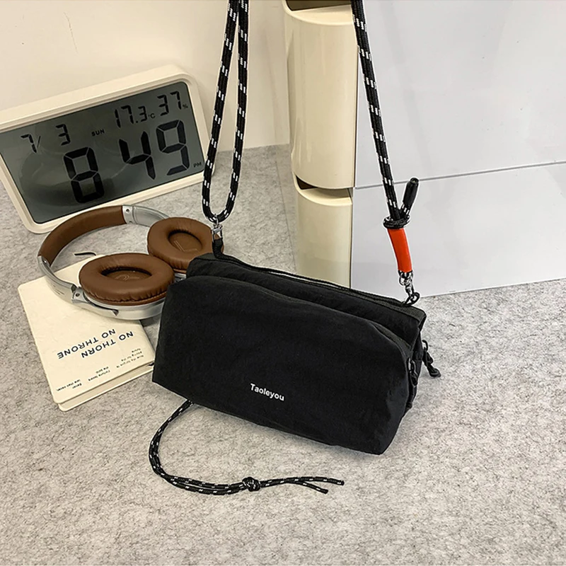 Mochila Transversal para Montanhismo ao Ar Livre, Leve, Multicamadas, Pequena, para Caminhadas e Viagens