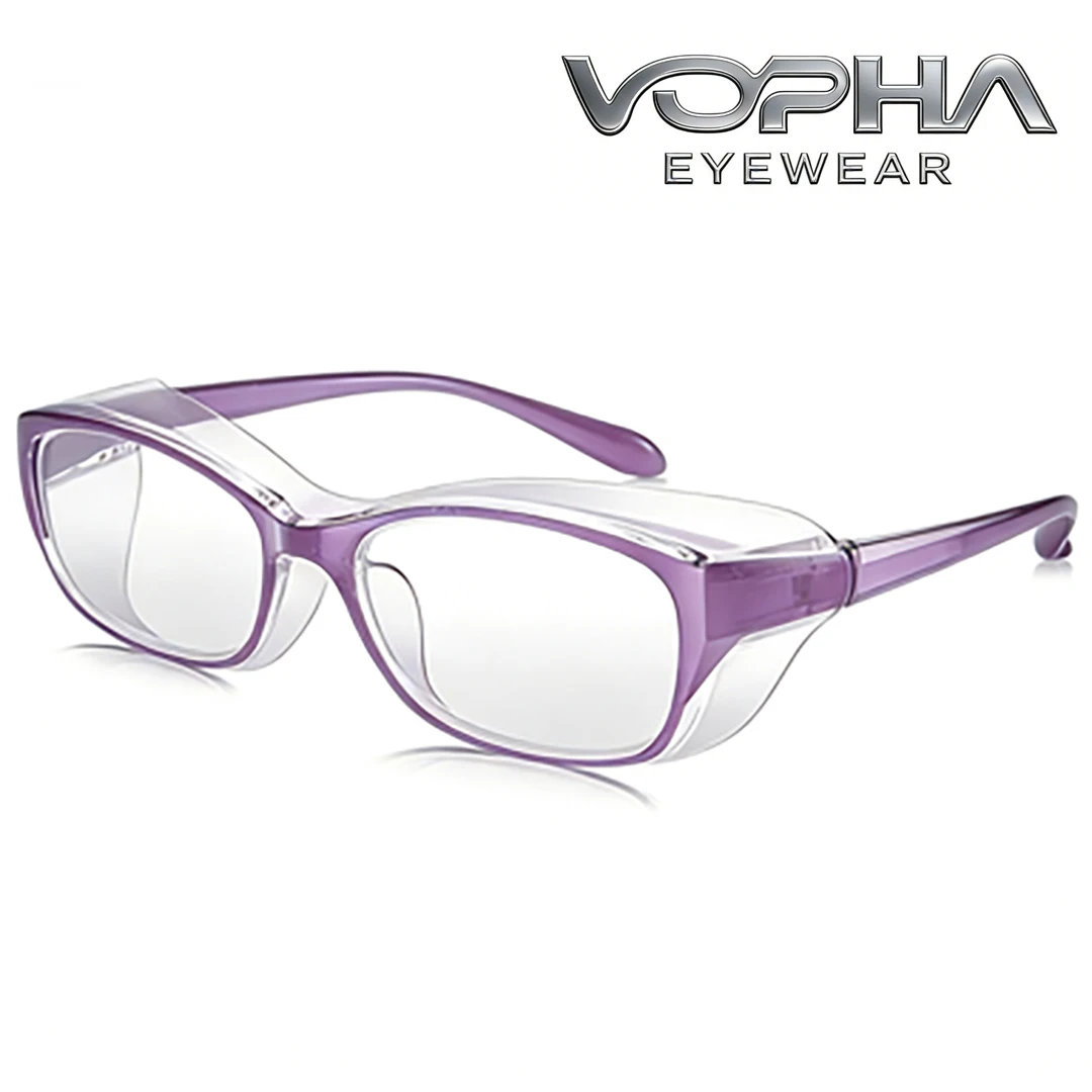 VOPHA Fahrradbrille Anti-Pollen-Staubschutzbrille, Kratzfeste Schutzbrille mit Abnehmbarer Linse und Kurzsichtigkeitsrahmen