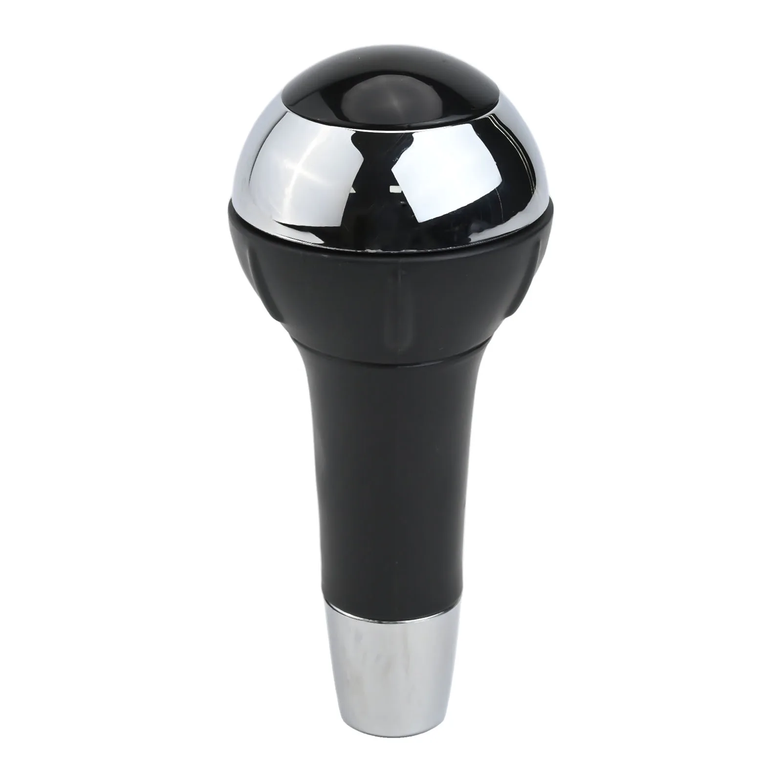 

Ergonomic Shift Knob Automatic Shift Knob Car Interior Upgrade Chrome Silver Tone Wear Resistant Design Comfortable Grip Knob