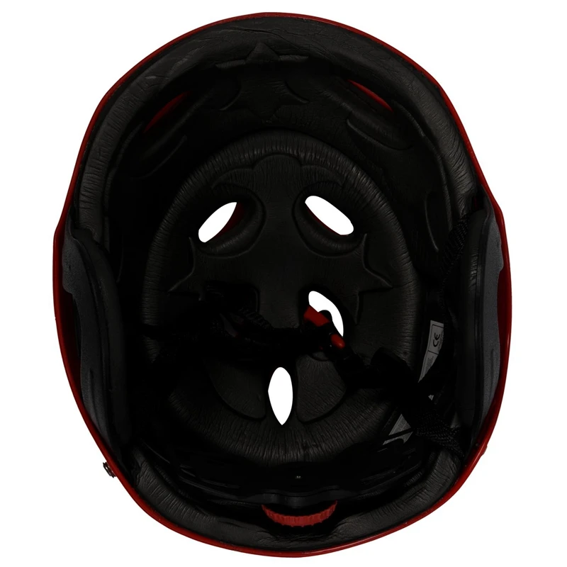 4X Safety Protector Helmet 11 Breathing Holes For Water Sports Kayak Canoe Surf Paddleboard - Red