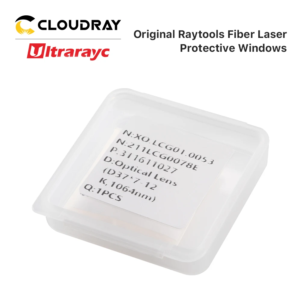 Original Raytools Protective Windows 27.9*4.1 24.9*1.5 37x7mm Protective Lens for Raytools BT210S BT240S BM109 BM110 BD04K Head