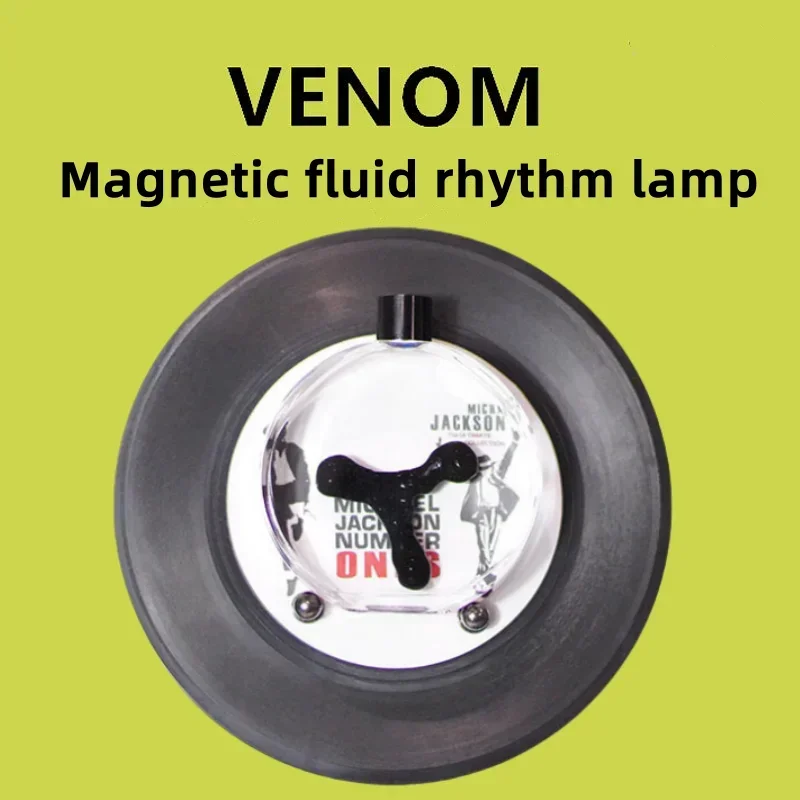 Magnetic Fluid Pickup Visualization Venom Speaker Rhythm Light Desktop Decoration Music Companion birthday Gift caixa de som