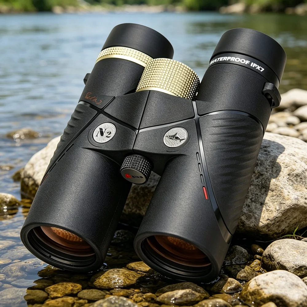 Shuntu/Asika Binoculars HD High Power 8X/10X/12X BA4K Prism SMC Multi-Layer Coating Large Aperture Outdoor Travel V