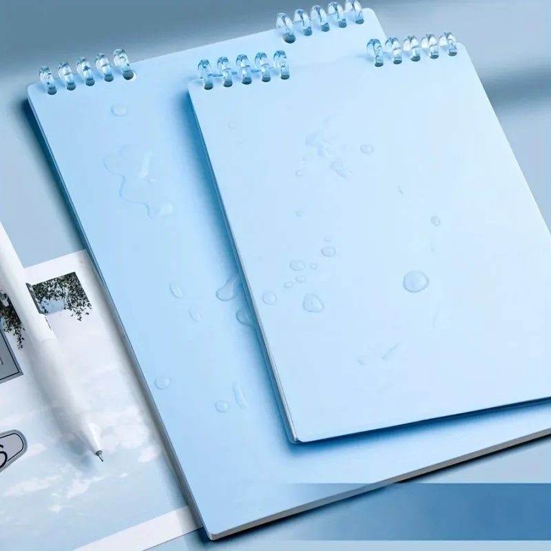 Refillable Spiral Notebook - Top-Flip Binding, Detachable Pages, A5 Lined Journal for Students