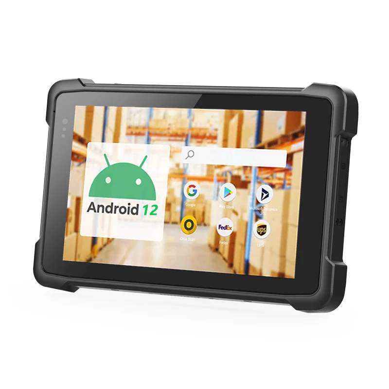 8 inch Rugged Android 12 Tablet Handheld 2D Scanner Terminal Outdoor Industrial Waterproof Tablet