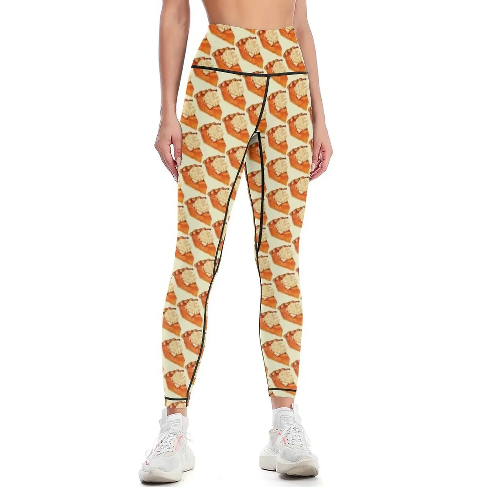

Pumpkin Pie Pattern Leggings exercise clothing for sports for legging push up Golf wear Womens Leggings