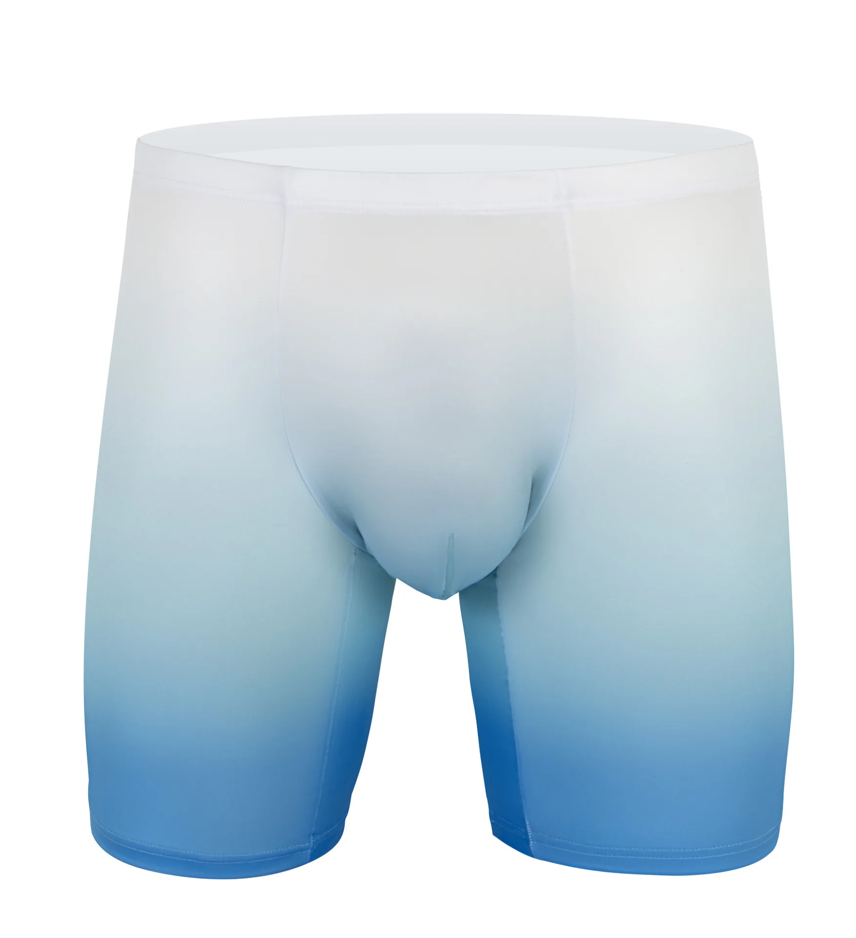 Herren Unterwäsche Boxer Shorts Hombre bequeme Eis Seide Panites Mann u konvexe Tasche mittellanges Bein Unterhose Cueca Calzoncillo