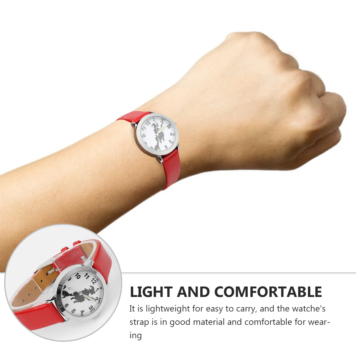 

Luminous Watch Little Girls Watches Halloween Toddler Alloy Child Digital for