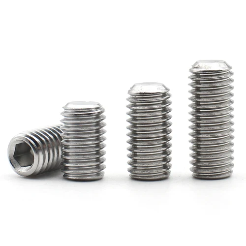 Imagen 2 del producto Juego de tornillos hexagonales DIN916 de acero inoxidable 304, punta de copa M2 M3 M4 M5 M6 M8 M10 M12-M16, tornillo sin cabeza, 10 Uds.