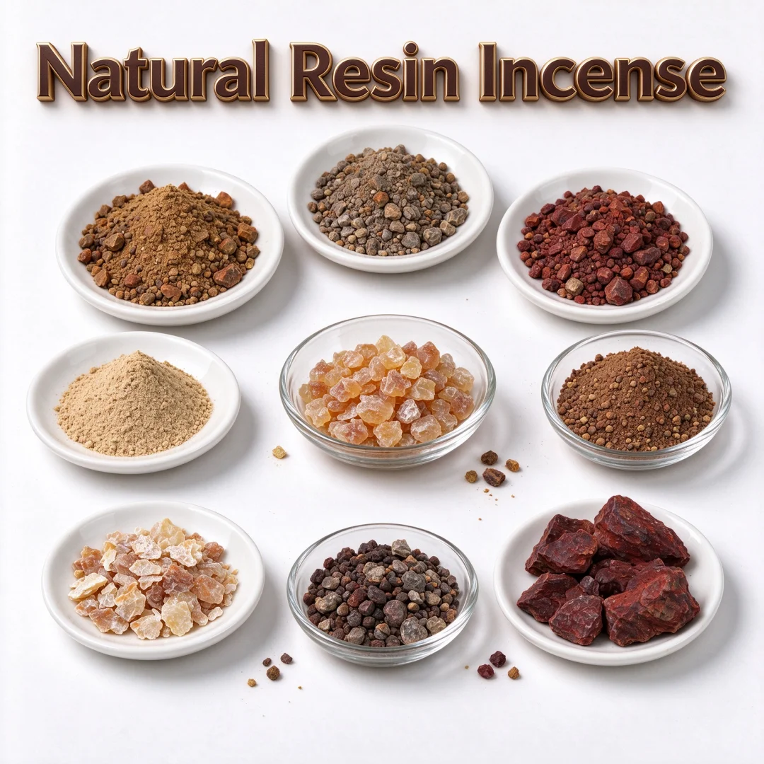 Premium Natural Resin Incense Myrrh Frankincense Benzoin Storax Dragon's Blood Resin for Meditation Ritual Smudging Fragrance