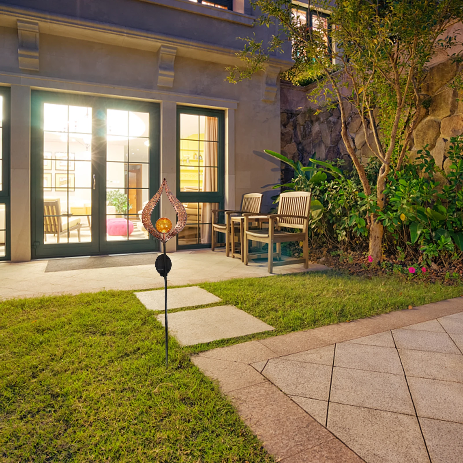 

Flame LED Courtyard Garden Solar Light Lawn Light Outdoor Lighting Outdoor Lamp Decoration Led Lamp Waterproof Gifts