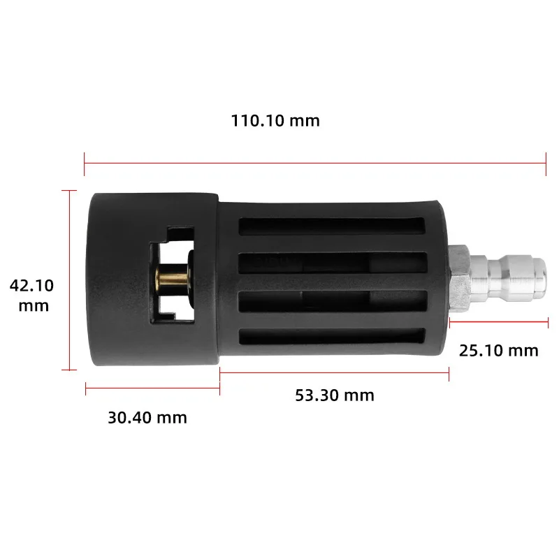 Compatible Pressure Washer Adapter, Replacement for Karcher Power Washer Accessory, 1/4 Inch Quick Connect