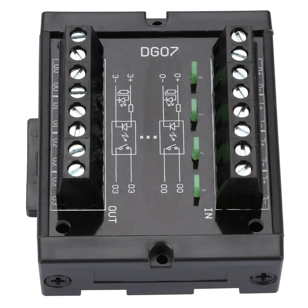 Convertidor de nivel de conversión de señal NPN a PNP de 4 canales, amplio voltaje 10-28V