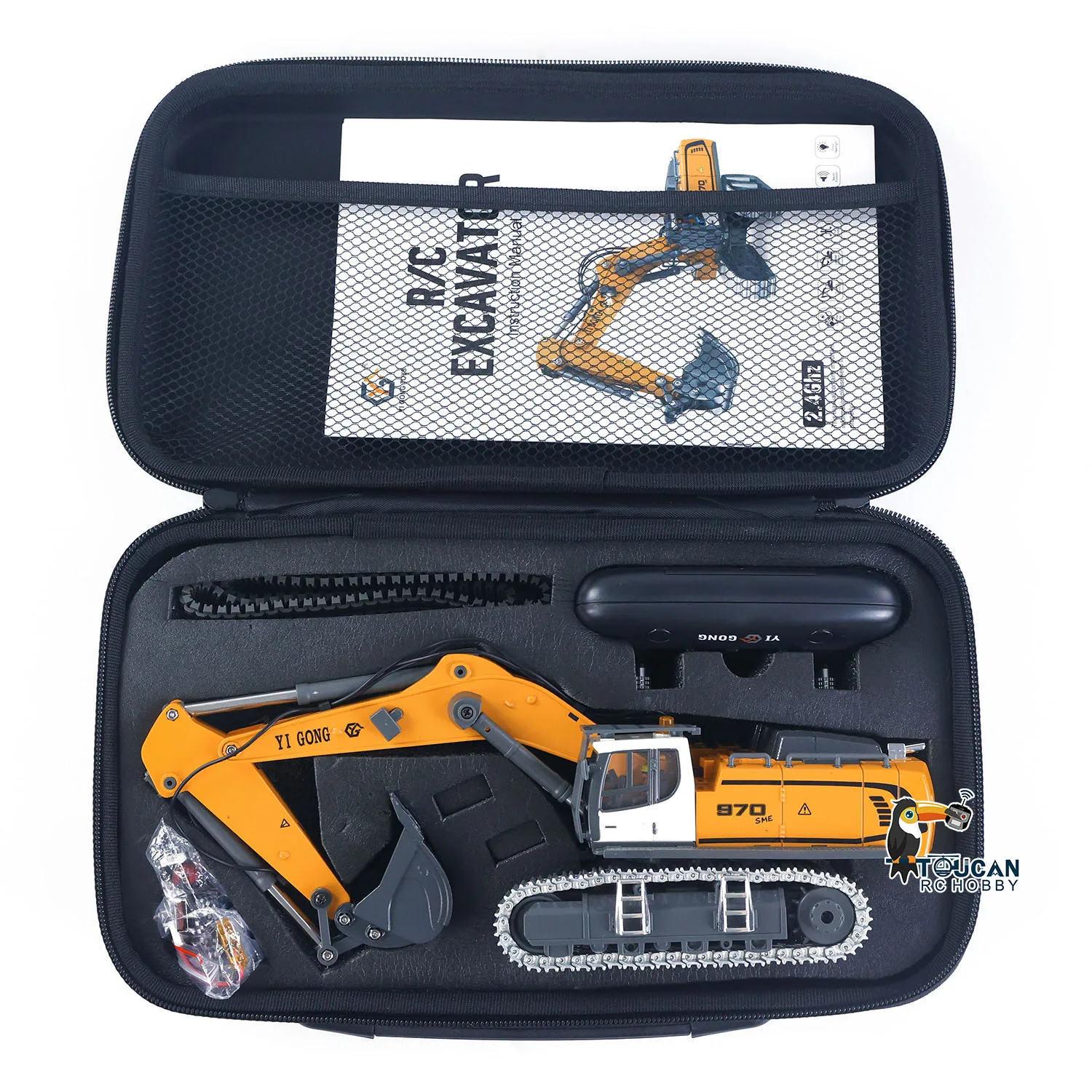 Nieuwe 1/50 T14R RC Dumper K970 RC Graafmachine LR636 RC Loader Metalen Emmer Tracks RTR Model Licht Geluid Truck Speelgoed Model Geschenken