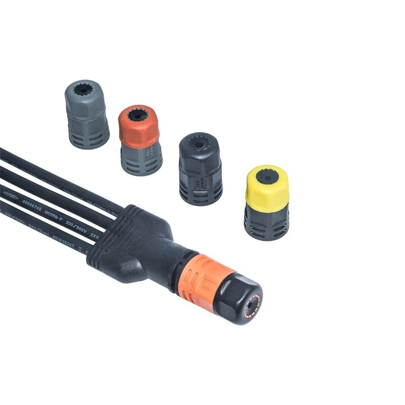 

M20 straight-through Y-type mid-cassette cable waterproof connector Y-type 2/3/4/5 waterproof cable